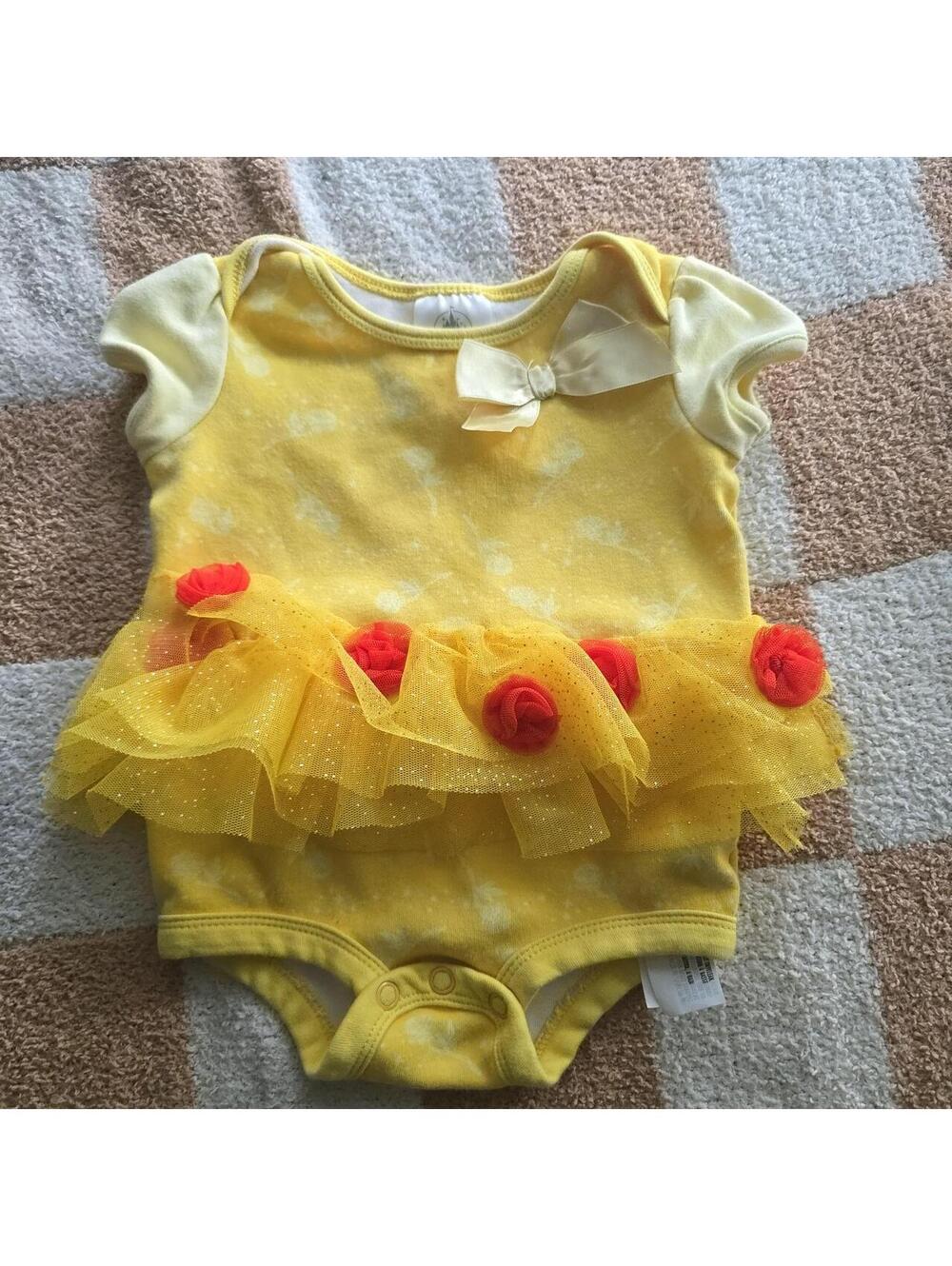 Disney Parks Princess Belle ruffle bodysuit